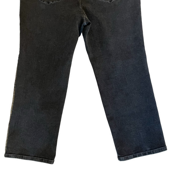 Lane Bryant Black Denim Jeans Flex Magic Signature Fit Mid Rise Skinny New 28 - Picture 12 of 12